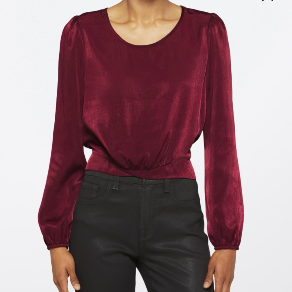 “Morgan Tie Back-Cropped Blouse” by Heatherly from Stitch Fix